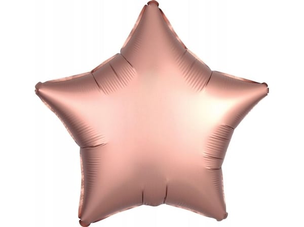AMSCAN Folieballong Luster Rose Kobberstjerne 48cm 9914133