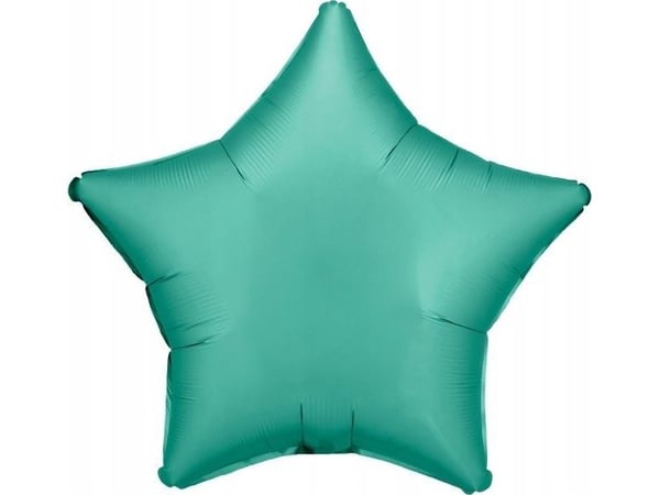 AMSCAN folieballong Lustre Jade Green stjerne 48 cm løs 9914106-92
