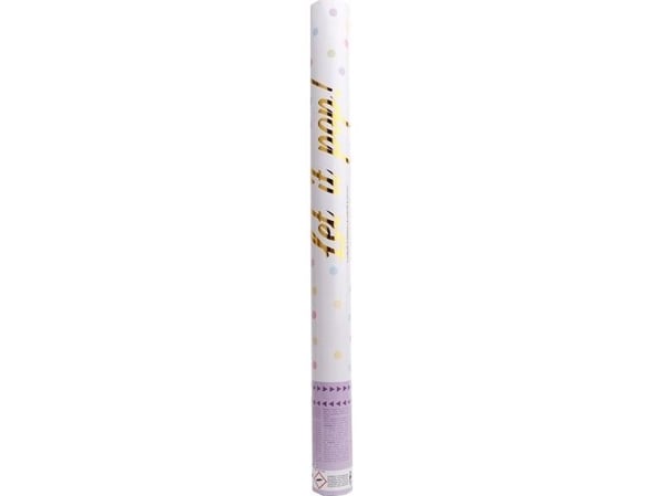 Cannon konfetti multicolor pastel rund papir 60 cm 9916474