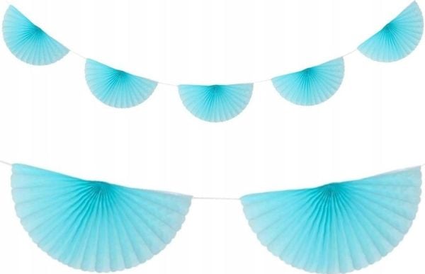 PB&C Garland Fans blå 300 cm QT-GWAB 32380
