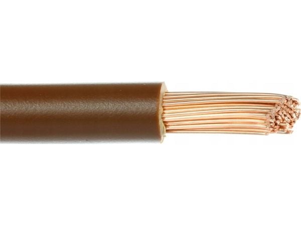 LGYDY-kabel Installationskabel LGY 1,5 mm2 450/750V brun rulle