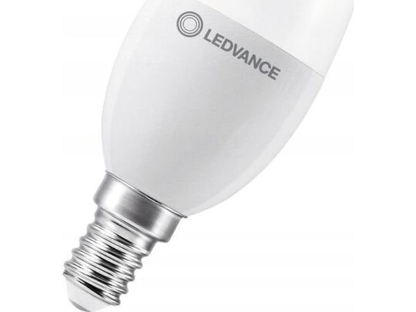 Ledvance/Osram LED-pære 4,9W (40W) E14 B35 470 lm 2700K varm dimbar, melkaktig 4099854044052