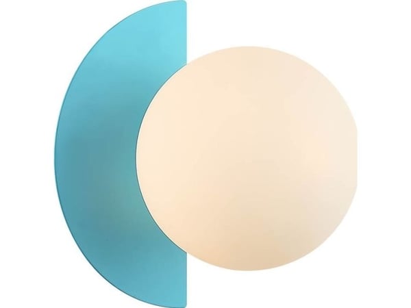 Italux Nauti WL-37482-BLU vegglampe 1x25W G9 blå/hvit