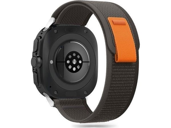 Tech-Protect nylon til Samsung Galaxy Watch Ultra (47 mm) svart/orange