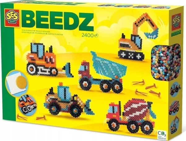 SES Creative Beedz 06206, 2400 kpl, 5 vuosi/vuosia, Poika, Lapsi, Monivärinen, Ei alle 36-kuukauden ikäisille lapsille