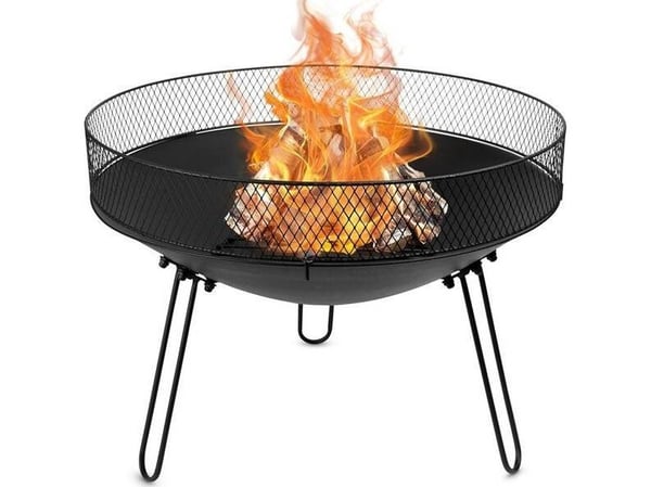 Ambiance utepeis i metall svart 60 cm