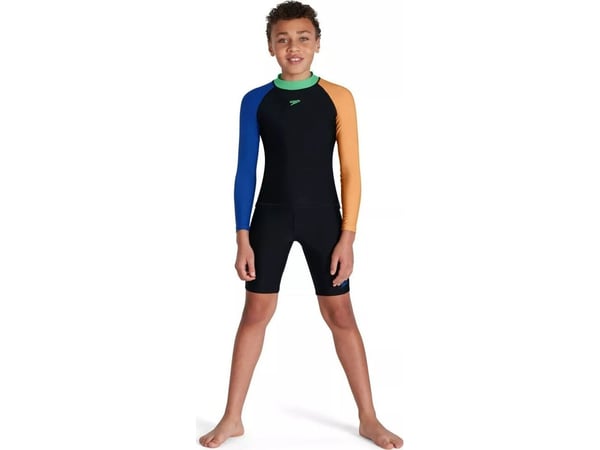 Speedo Barnebadedrakt Speedo COLBL LS SP TOP