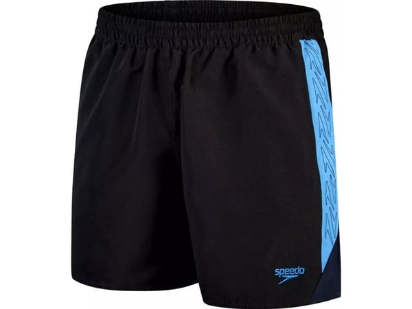 Speedo Hyperboom SPL 16" WSHT am black/beach blue/true navy mesh shorts str. XS