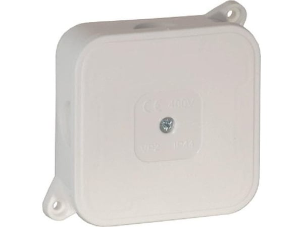 ViPlast Pintalaatikko tyhjä 4 tuloaukkoa VIPLAST VP-2 VALKOINEN IP44 85x85x35mm 027-01