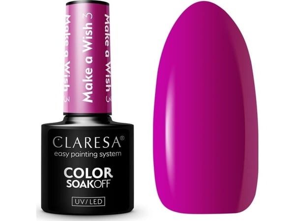 CLARESA MAKE A WISH hybrid nail polish no 3 5g
