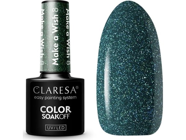 CLARESA MAKE A WISH hybrid nail polish no 8 5g
