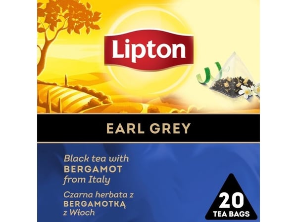 Lipton LIPTON tee, pyramidit, musta, Earl Grey, 20 pussia