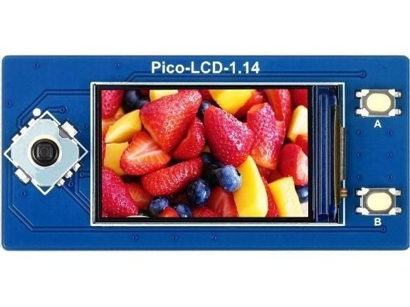 Waveshare IPS LCD-skjerm 1,14'' 240x135px - SPI - for Raspberry Pi Pico - Waveshare 19340}