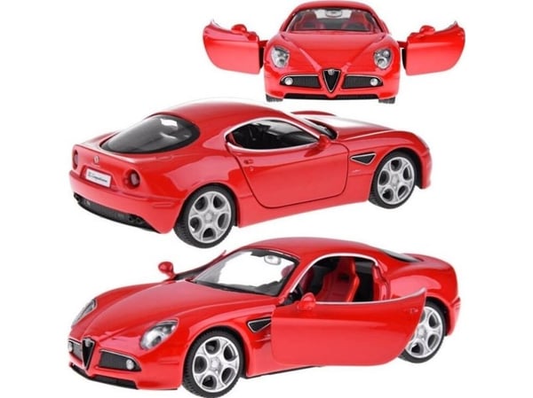 Jokomisiada bil i metallmodell Alfa Romeo 8C Competizione, skala 1:32, lys ZA4607