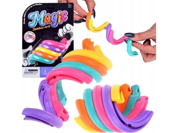 Jokomisiada Magic regnbue spiral anti-stress gadget ZA4736