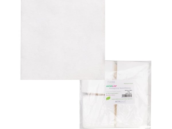 Activeshop Naturline bomullskompress 150 g 16,5 cm x 18 cm