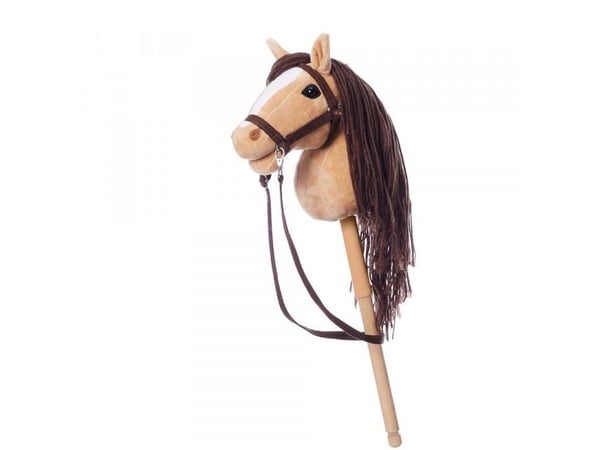 Tootiny Hest på pinne Hobby Horse HOPPIHORSE A4 sandfarge