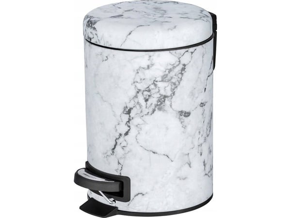 WENKO 23800100, Grå, Hvit, Monokromatisk, Polyester, Ring, Baderom, 180 mm