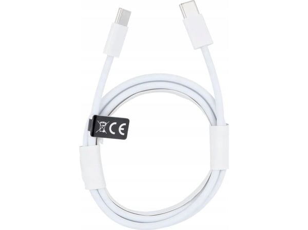 USB OEM USB-C - USB-C 2m kaapeli Valkoinen