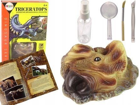LeanToys Educational Excavation Dinosaur Triceratops