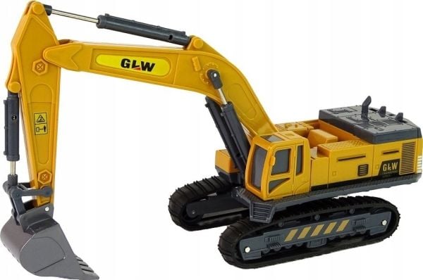 LeanToys Rakennusajoneuvo Caterpillar kaivinkone 1:55 Keltainen