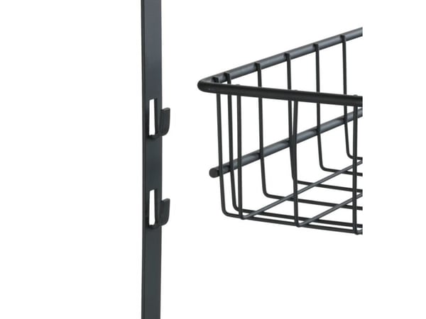 WENKO 54112100, Krok, Metall, Svart, Monokromatisk, Universal, 2 kurv(er)