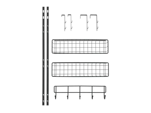 WENKO 54112100, Krok, Metall, Svart, Monokromatisk, Universal, 2 kurv(er)