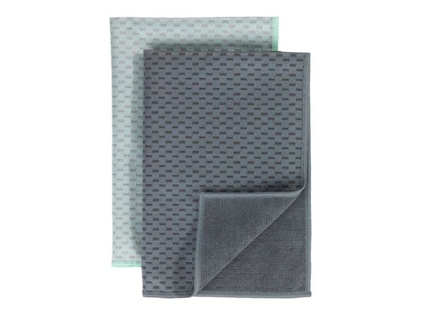 WENKO 54741100, Grön, Grå, 40 x 60 cm, Monokromatiskt, Polyamid, Polyester, Maskintvätt, 60 ° C