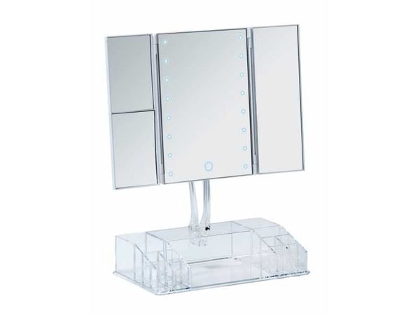 Wenko sminkespeil Sminkespeil med organiser FANANO LED, Wenko