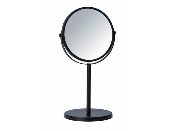 WENKO kosmetisk speil ASSISI, Ø 17 cm, svart