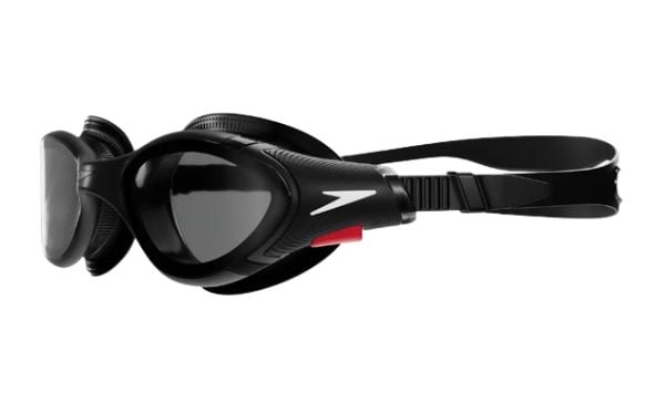 Speedo Biofuse 2.0, Unisex, Yhden koon, Musta, Musta, Musta, Silikoni