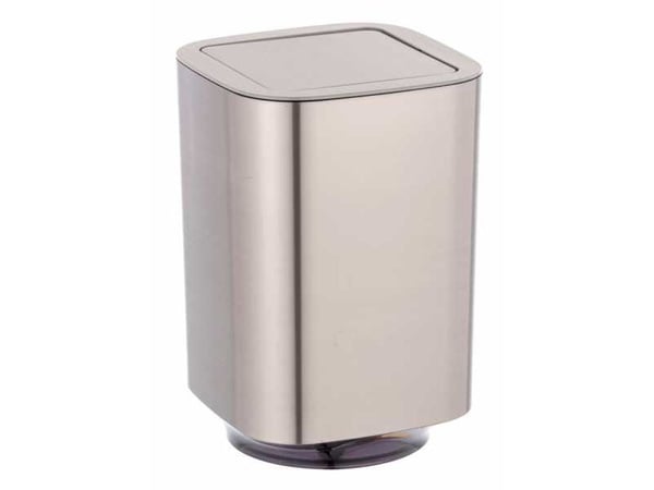 WENKO 24159100, 5,5 l, firkant, Polyvinylklorid (PVC), Sølv, Manuell, 172 mm