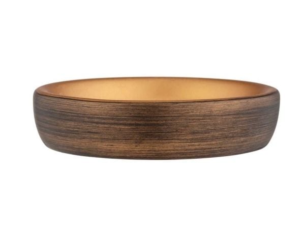 WENKO 25353100, Bronse, Plast, Polyresin, Rund, Sink, Frittstående, 1,05 cm