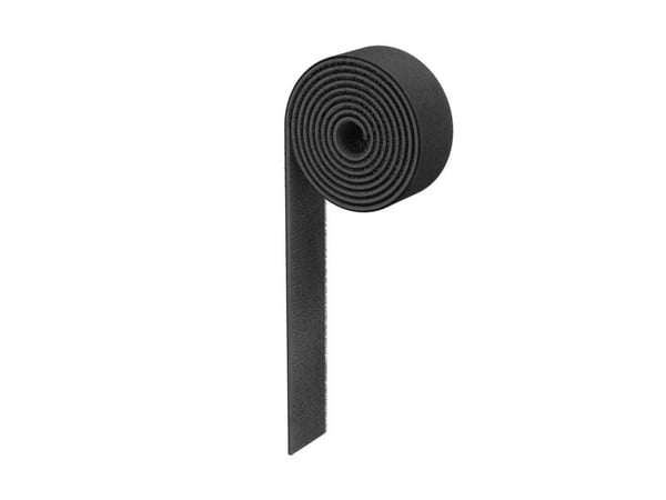 Hama 00221007, Koukullinen ja lenkillinen nippuside, Nailon, musta, 1000 mm, 19 mm, 1 kpl