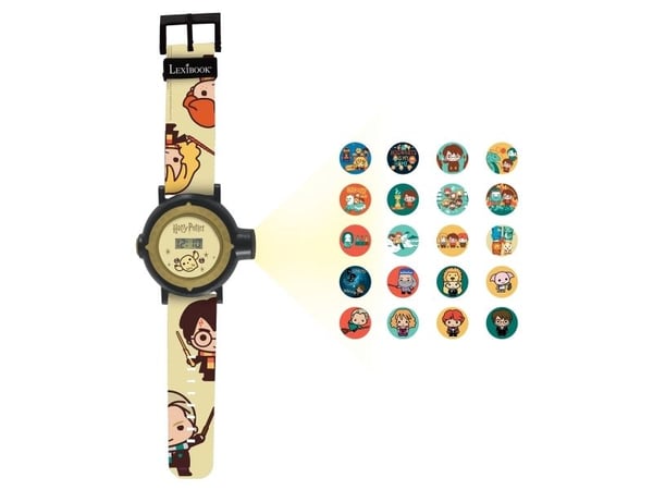 Lexibook Harry Potter Digital Projection Watch, Barnklocka, 3 År
