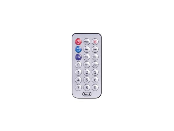 Trevi XF 370 KB, 25 W, langaton, USB Type-A, USB Type-C, juhlakaiutin, musta, pyörivä