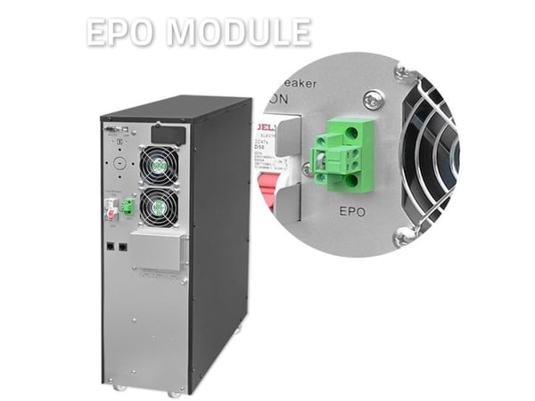 Dysan Qoltec UPS 10kVA | 10000W | Power Factor 1.0 | LCD | EPO | USB | On-line