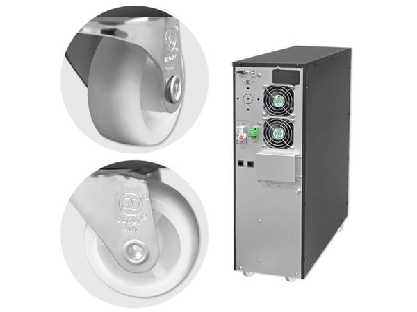 Dysan Qoltec UPS 10kVA | 10000W | Tehokerroin 1.0 | LCD | EPO | USB | On-line