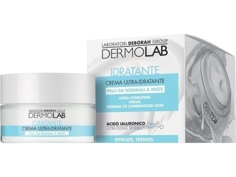 deborah Dermolab fuktighetskrem med hyaluronsyre til ansiktet - 50 ml