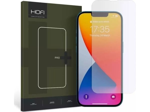 Hofi herdet glass Glass Pro+ til Apple iPhone 13/13 Pro/14 Clear