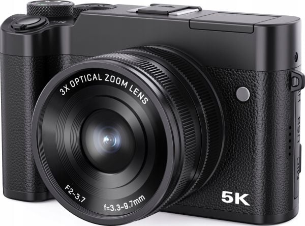 Xrec Digital Camera Digital Vlog Camera 5k 64mp Xrec Bls-205x Wi-fi 3x Optisk Zoom Antishake / Bls-205x