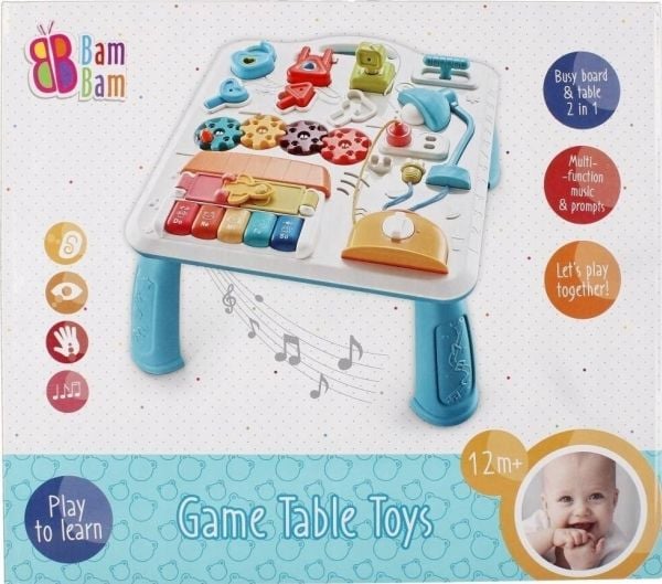 BamBam BAM BAM musikalsk bord, EDUK B/O 40x36x10 P12 BamBam BAM BAM musikalsk bord, EDUK B/O 40x36x10 P12