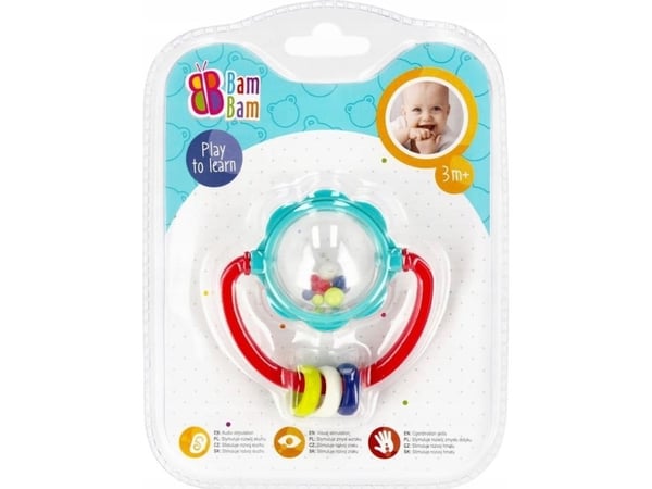 BamBam BAM BAM BLOMSTER RATTLE 14X19 B/C 96/192