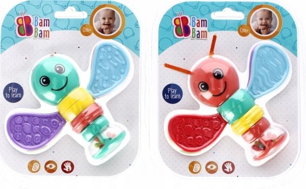 BamBam BAM BAM BIE RATTLE 17X20 MIX3 B/C 192