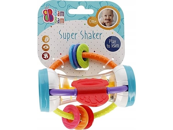 BamBam BAM BAM RATCHLE SHAKER SPEIL 12X15X9 B/C72