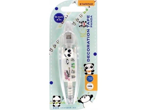 Starpak dekorbånd panda 6mm/4m B/C 12/432 PG