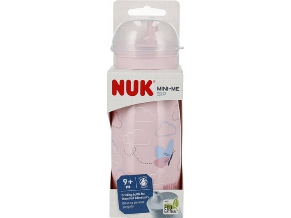 NUK Mini-Me drikkekopp 300 ml 9 m+ rosa (541466) NUK Mini-Me drikkekopp 300 ml 9 m+ rosa (541466)