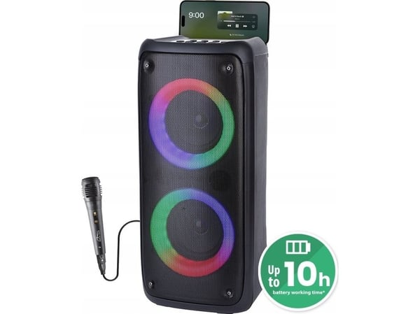 Media-Tech FUNBOX BT MT3181 - Selskapshøyttaler - for bærbar bruk - trådløs - Bluetooth - 40 watt
