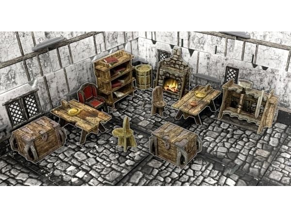 BattleSystems Fantasy Village Furniture