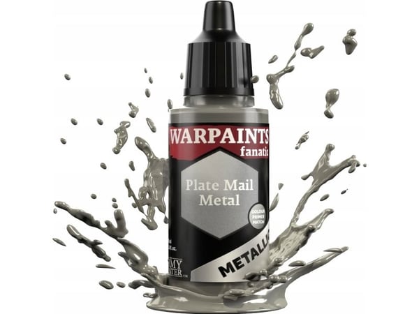 Army Painter Warpaints - Fanatic - Metallic - Plate Mail Metal